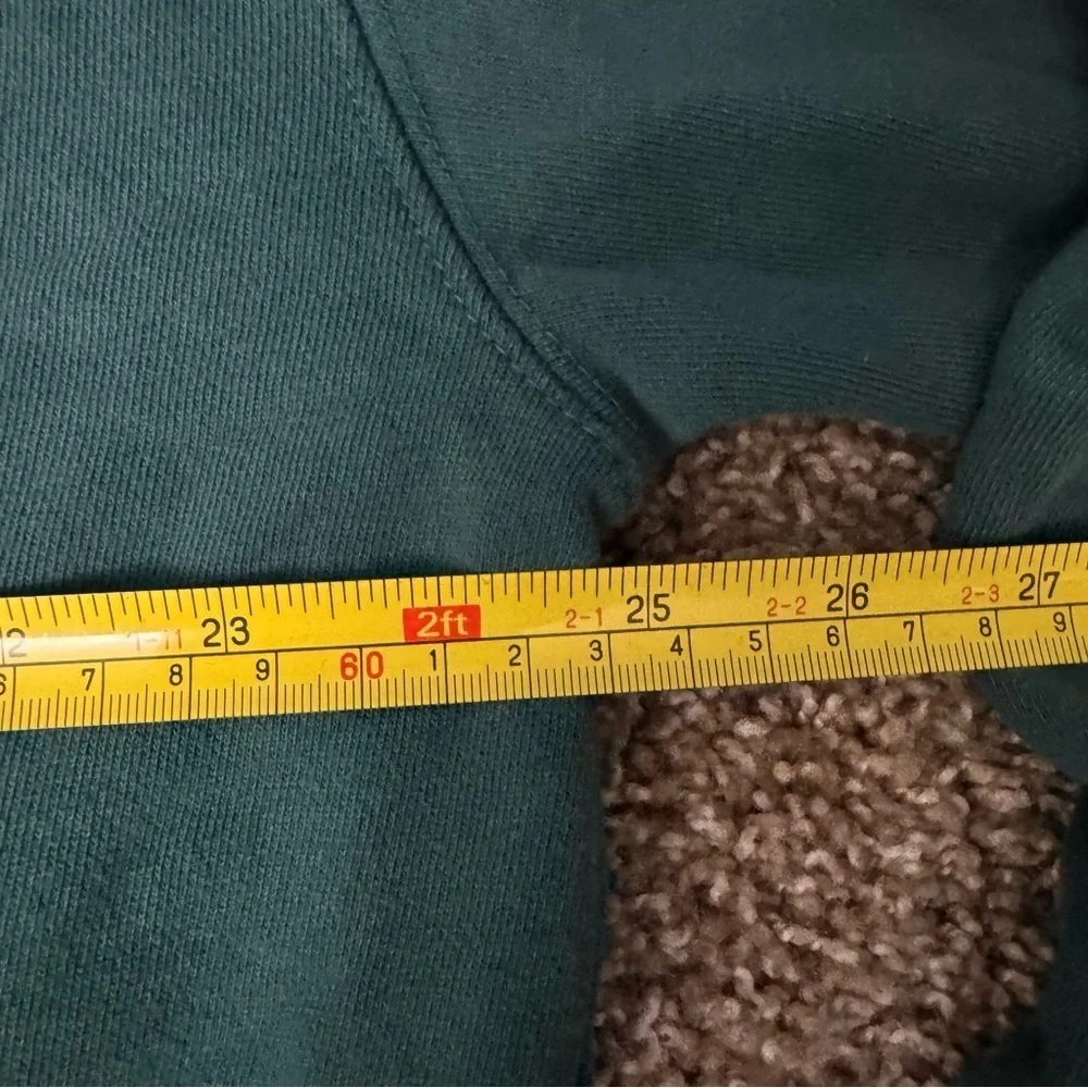 Vintage Wilbur Soot 1996 Operating System Green Fleece Lined Hoodie Size‎ Large - Picture 7 of 13